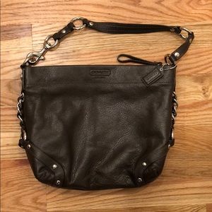 Coach Chocolate Brown Leather Bag